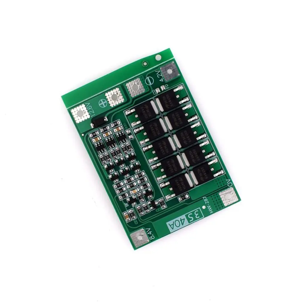 3S 40A литий ионная литиевая батарея зарядное устройство Lipo Cell модуль PCB BMS защитная