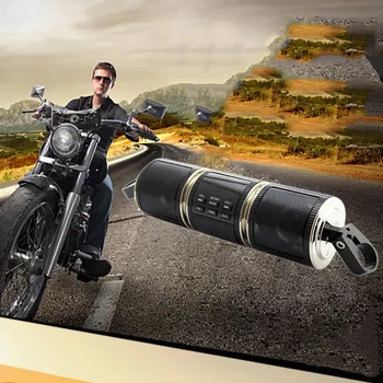 

FFYY-Bluetooth Motorcycle Handlebar Music FM Audio Amplifier Stereo Speaker System Mp3 Usb 12V Motorbike Audio Stereo ATV UTV