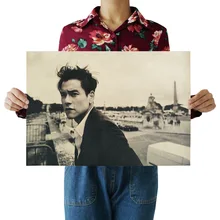 [G074] Спортмастер идол Eddie Peng Ностальгический ретро плакат из крафт-бумаги экран для помещений кафе декоративная живопись