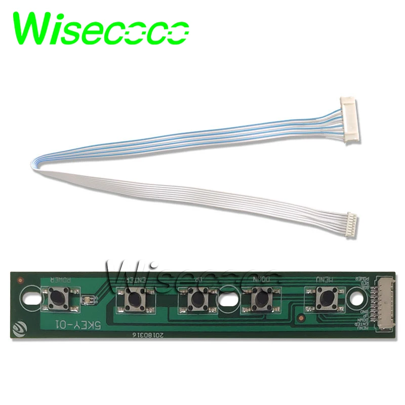 Wisecoco uhd ips экран 23,8 дюймов 4 к ЖК-дисплей 3860x2160 hdmi dp edp 30 контактов драйвер платы для настольного телевизора монитор MV238QUM-N20