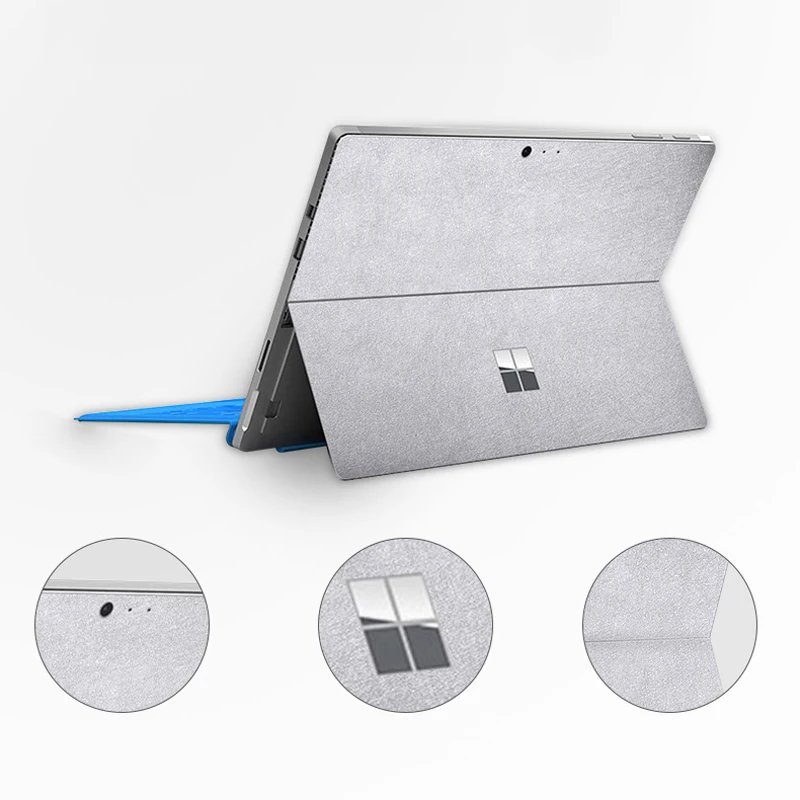 Наклейка для ноутбука s для microsoft Surface Pro 6 Pro 5 Pro 4 Pro 3 из искусственной кожи, устойчивая к царапинам, наклейка для ноутбука, задняя крышка, чехол