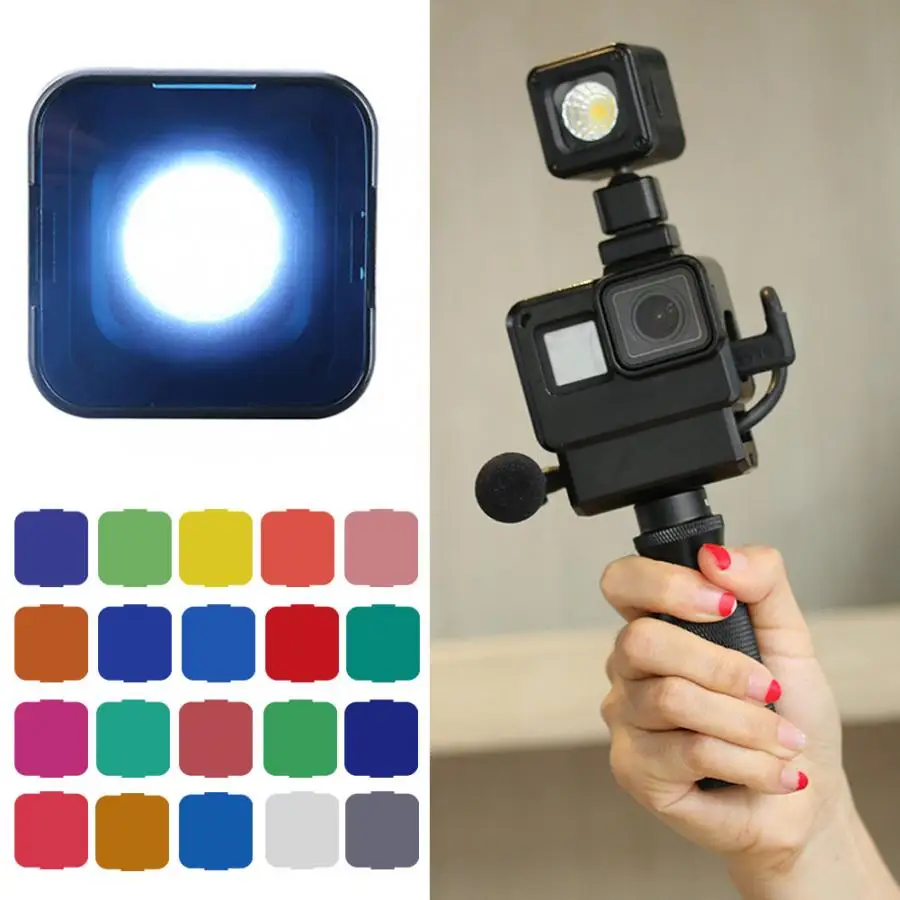 Ulanzi L1 Pro светодиодный видеосъемка IP67 водонепроницаемый с регулируемой яркостью универсальное фотографическое освещение для Дронов DJI Osmo Карманный для Gopro