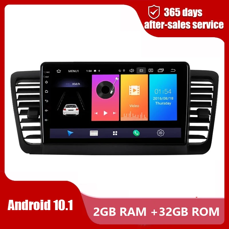 

2G+32G Android 11 Car DVD Player GPS Navigation WIFI Bluetooth FM Radio For Subaru Outback 3 Legacy 4 2003-2009
