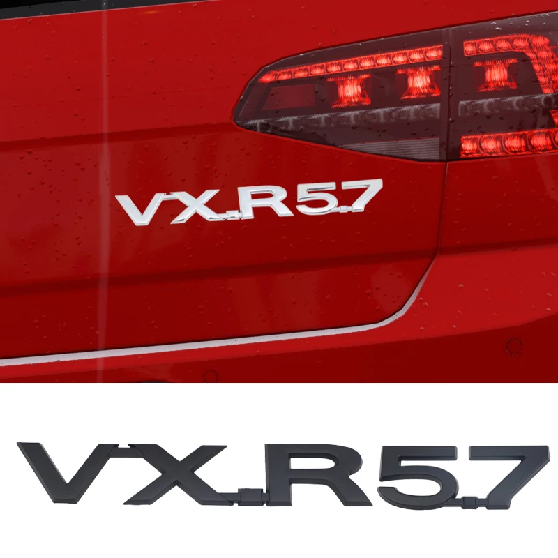 3D металлические наклейки для автомобиля VX-R V6 V8 5 7 Эмблема Fender туловища переводная