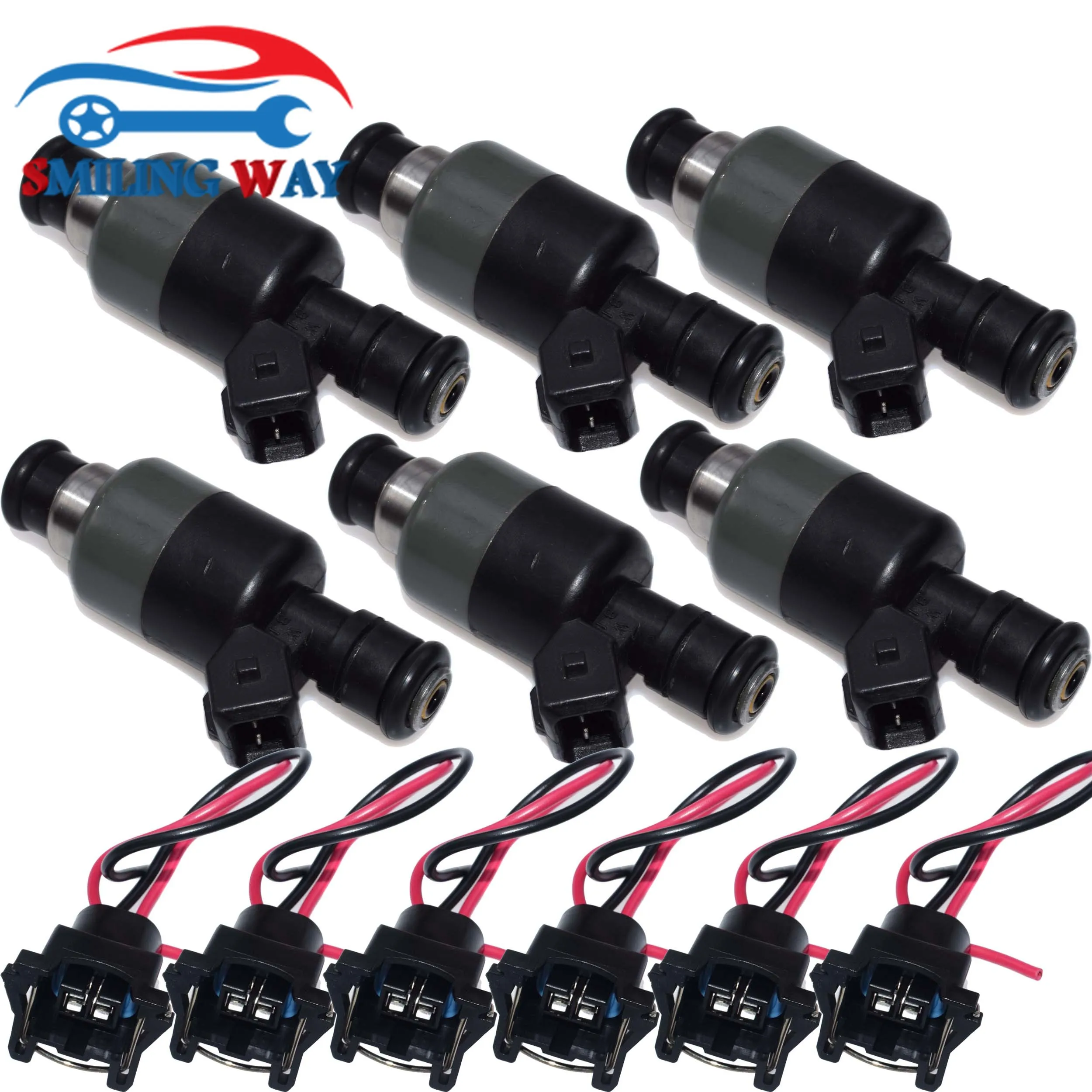 Fuel Injector & Wiring Connector Plug Harness For Saturn Buick