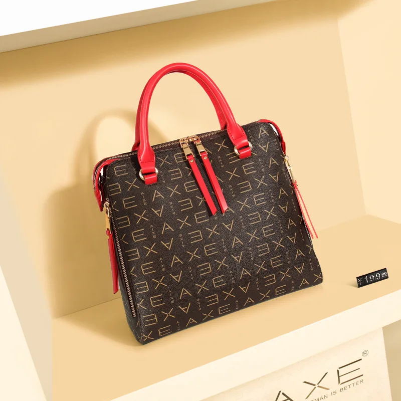 

2019 New Style Classic Tote Bag WOMEN'S Bag Big Brand-Leather Bag Printed WOMEN'S Bag