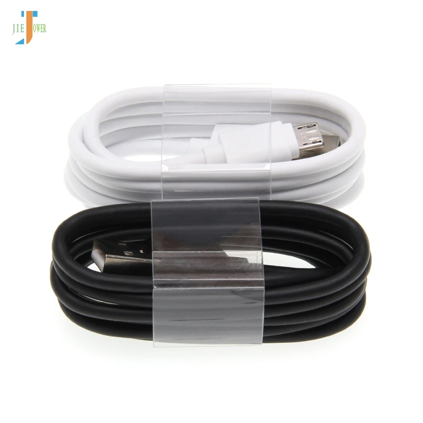 300pcs/lot Micro USB Data Sync Charging Cable High speed 1m Black White Round Direct Beer Cable For iphone X MAX Huawei Nokia LG