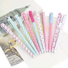 10 шт прекрасный корейский стиль Канцелярские Цветные Ручки гелевые ручки набор цвет Kandelia