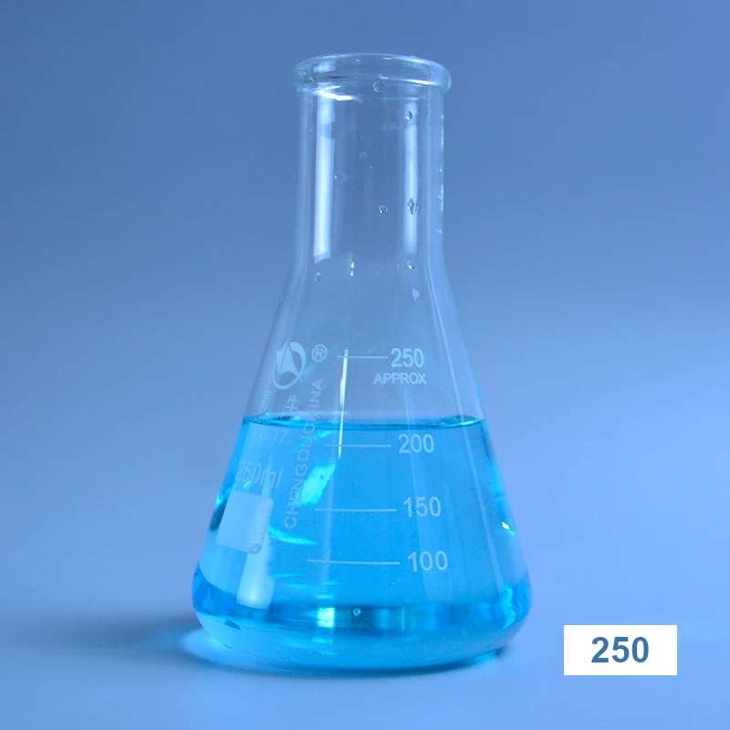 1 PC Conical Glass Flask High Borosilicate Glass Erlenmeyer flask triangular Bottle Lab or Kitchen tools 50 ML To1000ML