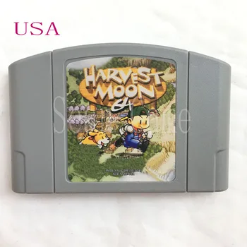

High USA NTSC Quality Customer Cartridge Harvest moon Card for 64 Bit Video Game Console