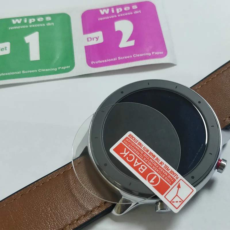 Ksadkvor для Xiaomi Amazfit GTR 47 мм 42 мм смарт-защитная пленка для часов 9H Твердость Закаленное стекло Взрывозащищенная мембрана