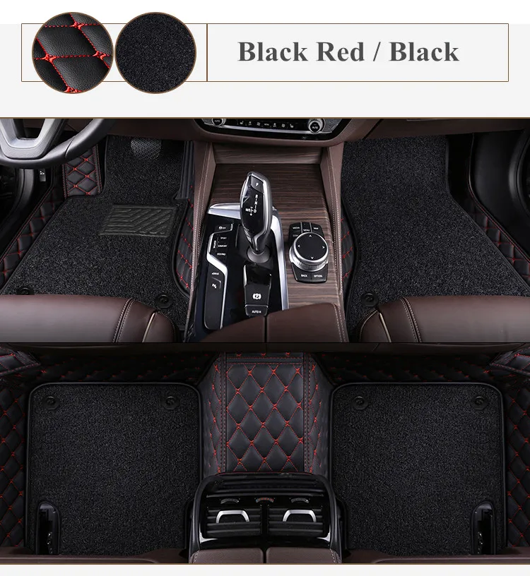 Top quality! Custom special car floor mats for Hyundai Santa fe 5 seats 2022-2019 durable double layers carpets Santafe 2021 | Автомобили