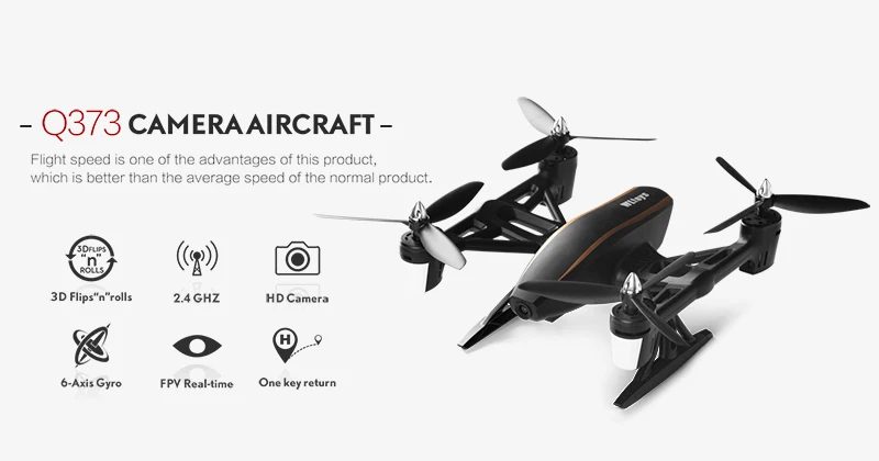 WLtoys Q373 дрона с дистанционным управлением с мотором щетки 3D режим 4G 4CH 6 оси трюк Квадрокоптер с дистанционным управлением воздушный танцор RC самолета RTF с поддержкой Wi-Fi Камера игрушки