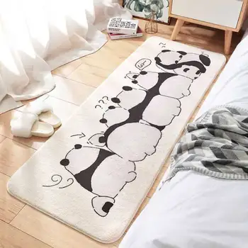 

New Lamb Wool Carpet Cartoon Creative Home Bedroom Rectangular Floor Mats Living Room Sofa Children's Room Non-slip Rugs Animals