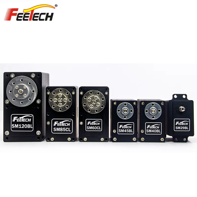 Feetech большой крутящий момент HV 12V 24V 100/120KG. CM RS485 сверхмощный цифровой бесщеточный робот SM120BL