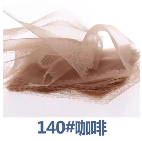 Супер мягкая сетка зашифрованная американская сетка ткань супер прозрачное свадебное платье юбка свадебная одежда москитная сетка ткань - Цвет: 140 Coffee