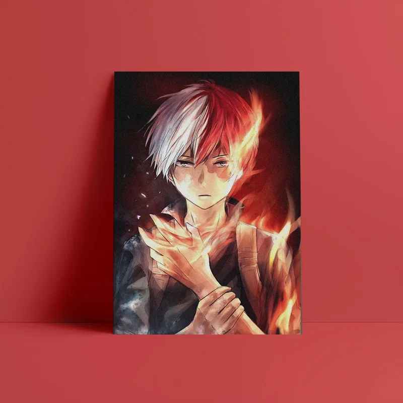 iC 199 Шото Тодороки Boku no Hero Academy Wall Art Холст украшение постеры принты для гостиной декоративная картина для спальни - Цвет: iC 199