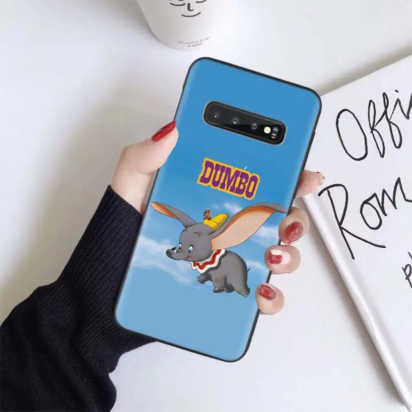 BS001-1 Чехол для samsung Galaxy S10+ Plus Lite Note 10 9 8 S9 S8 J4 J6+ Plus S7 S6 черный чехол для телефона - Цвет: BS001-1