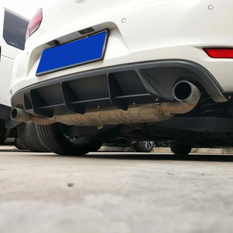 Рассеиватель задней губы Накладка для Volkswagen VW Golf VII MK6 GTI плавники Акула Стиль бампер из АБС-пластика протектор автомобиля Стайлинг(MK6 GTI только
