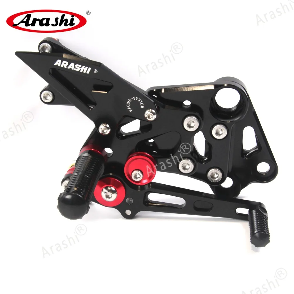 Arashi CNC мотоцикл Rearset для KTM DUKE 390- регулируемая подножка мотоциклиста Алюминиевые Подножки DUKE-390 RC390