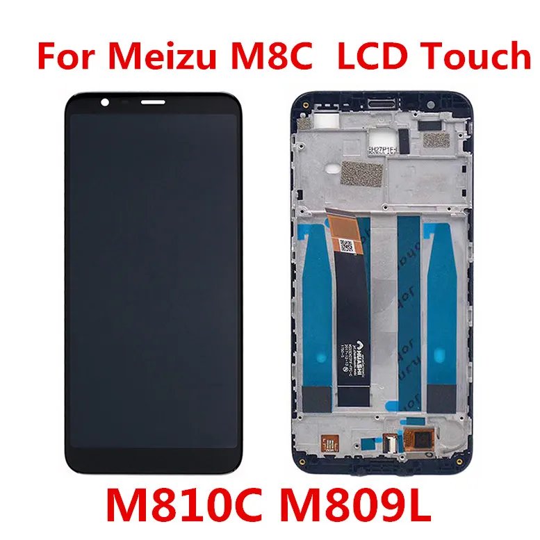 ЖК дисплей с сенсорным экраном и рамкой для Meizu M8C дигитайзер в сборе M8 C M809L M810H