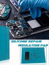  Phone Repair Welding Pad Repair Pad Insulation Heat-Resistant Soldering Station Silicon Soldering Mat Work Pad Desktop Mat 