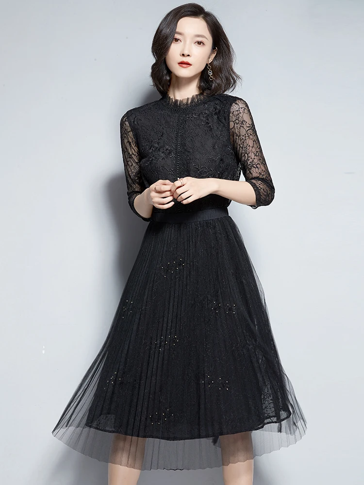 Zomer En Lente Jurken Lente En Zomer Jurken 2020 Grootste Schoenen Vrouwen Dragen Zwarte Party Elegante Jurken Vrouwen kleding Zomer En Lente Jurken Lente En Zomer Jurken 2020 Grootste Schoenen Vrouwen Dragen Zwarte Party Elegante Jurken Vrouwen kleding