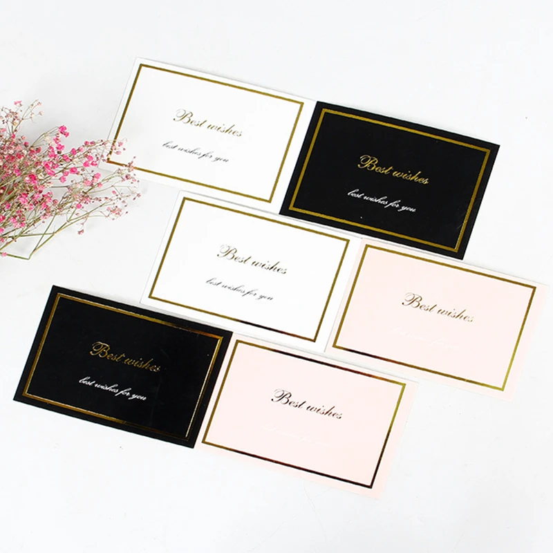 20Pcs lettera auguri auguri carta matrimonio san valentino messaggio  benedizione biglietto di ringraziamento decorazioni per feste di compleanno