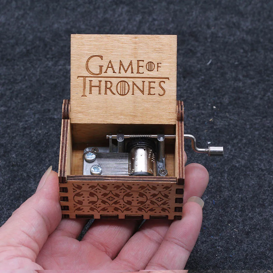 Game Of Thrones Новая музыкальная шкатулка ручной работы, ты мой солнце тема песня "любовь папа, любовь мама, любовь дочь, любовь жена" подарок на Рождество День рождения Gif - Цвет: Game Of Thrones