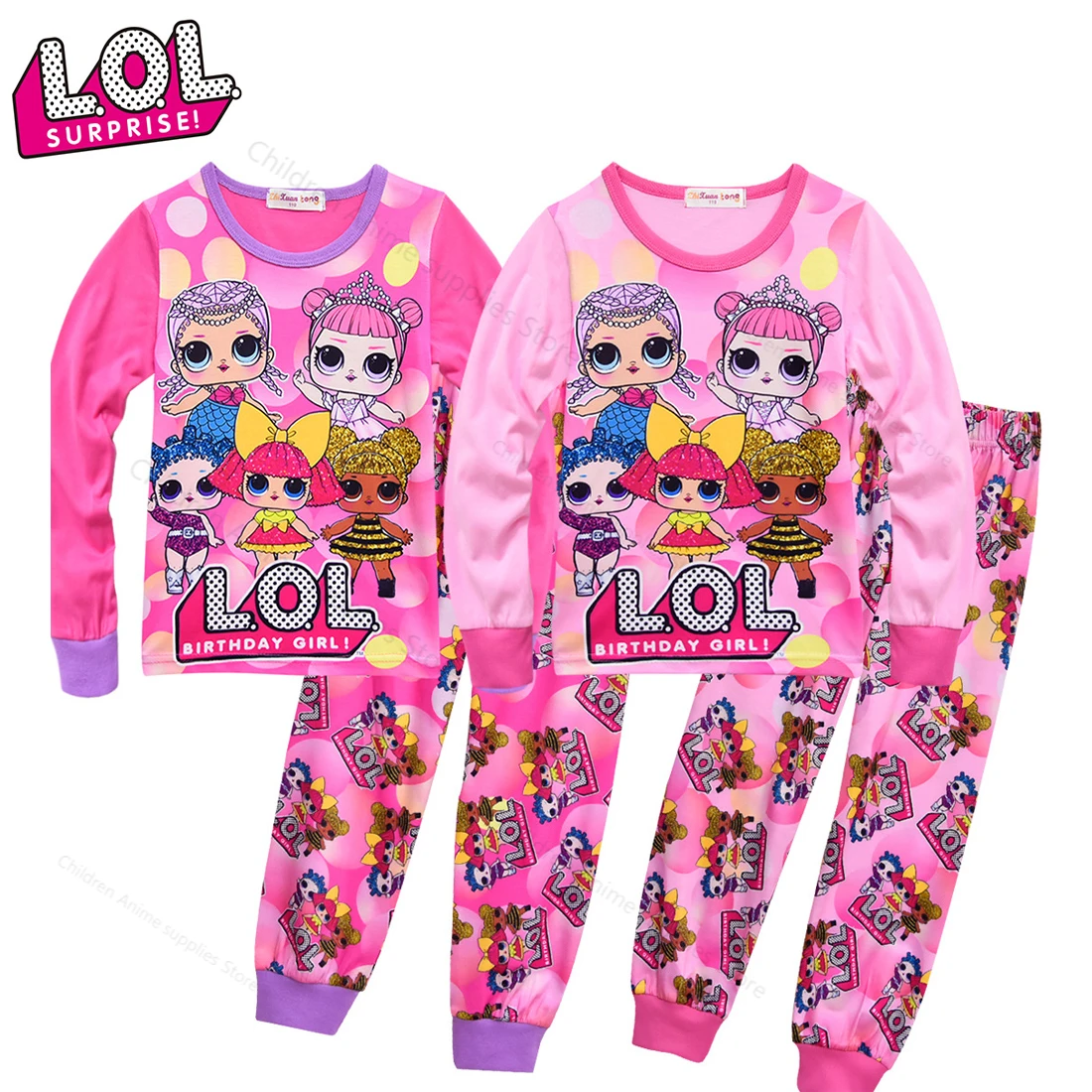 TDP Textiles Pijama para niña Happy Day de LOL Surprise
