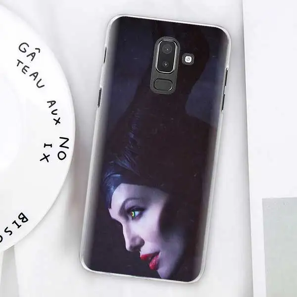 Чехлы Angelina Jolie Maleficent для samsung Galaxy J4 Plus J6 Plus J8 J3 J5 J7 J5 Prime жесткий чехол - Color: 04
