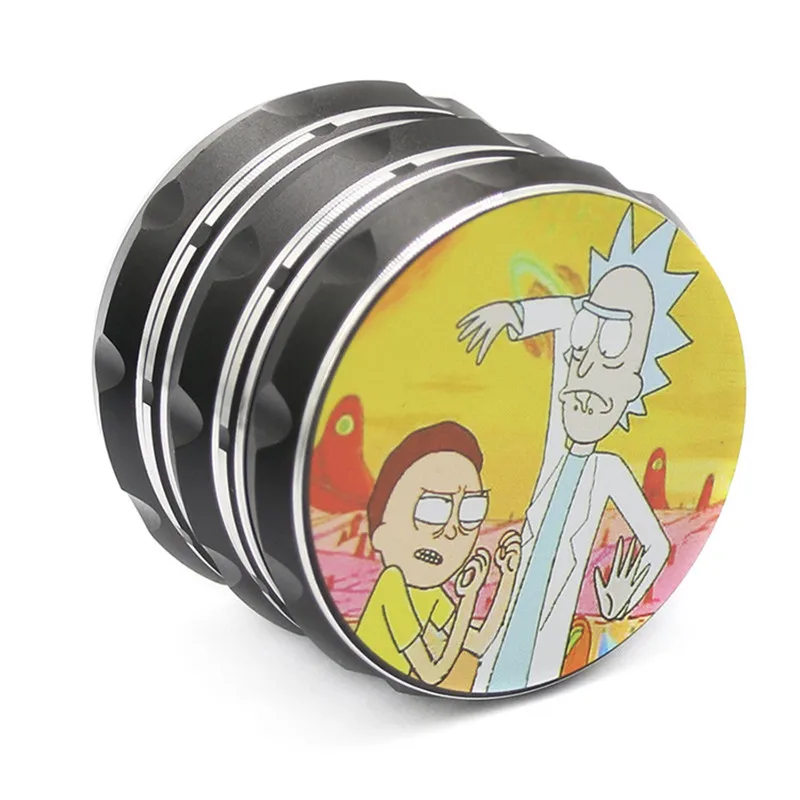 

Rick and Morty Herb Grinder Weed Grinder Weed Accessories Large Tobacco Crusher 4 Layer Weed Accessories