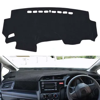 

For Honda Fit Jazz 2014-2018 Auto Dashboard Cover Mat Pad Anti-UV Styling Sunshade Dashmat Instrument Carpet Car Accessories RHD