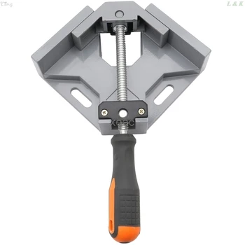 

90 Degree Right Angle Carbide Vice Clamps Woodworking Clip Photo Frame Gussets Tools M09 dropship