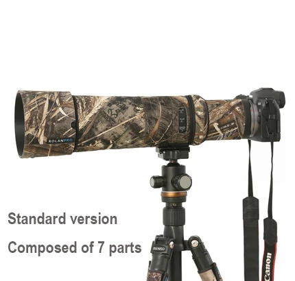 ROLANPRO Lens Camouflage Coat for Canon RF 800mm F11 IS STM Camouflage Rain Cover Lens Sleeve Guns Case dslr Cameras 