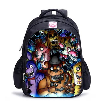 

16inch Five Nights At Freddy's Schoolbag Backpacks Double layer School Bags for Teenager Kids Cartoon Bags