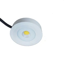 200-240 В Входная поверхность потолка установка 3W светодиодный светильник для шкафа алюминиевое кольцо/корпус закаленное стекло угол луча 90