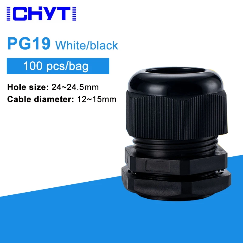PG19 M25 * 1 5 водонепроницаемый кабельный сальник шт. кабельная вход IP68 PG7 для 3-6 мм