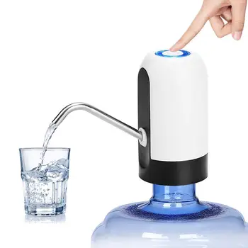 

HOME-Water Bottle Pump, USB Charging Automatic Drinking Water Pump Portable Electric Water Dispenser Water Bottle Switch for U