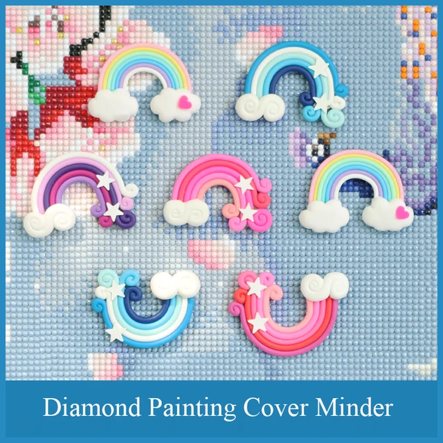 5D Diamond Painting Tools Rainbow Magnet Cover Minders for Parchment Paper  Cover Holder Peinture Diamant Home DIY Accessoires - AliExpress