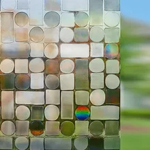 Wxshsh матовое декоративное окно радужная пленка статическая цепляющаяся самоклеящаяся стеклянная самоклеящиеся листы с оттенком htv виниловая теплозащитная оконная крышка