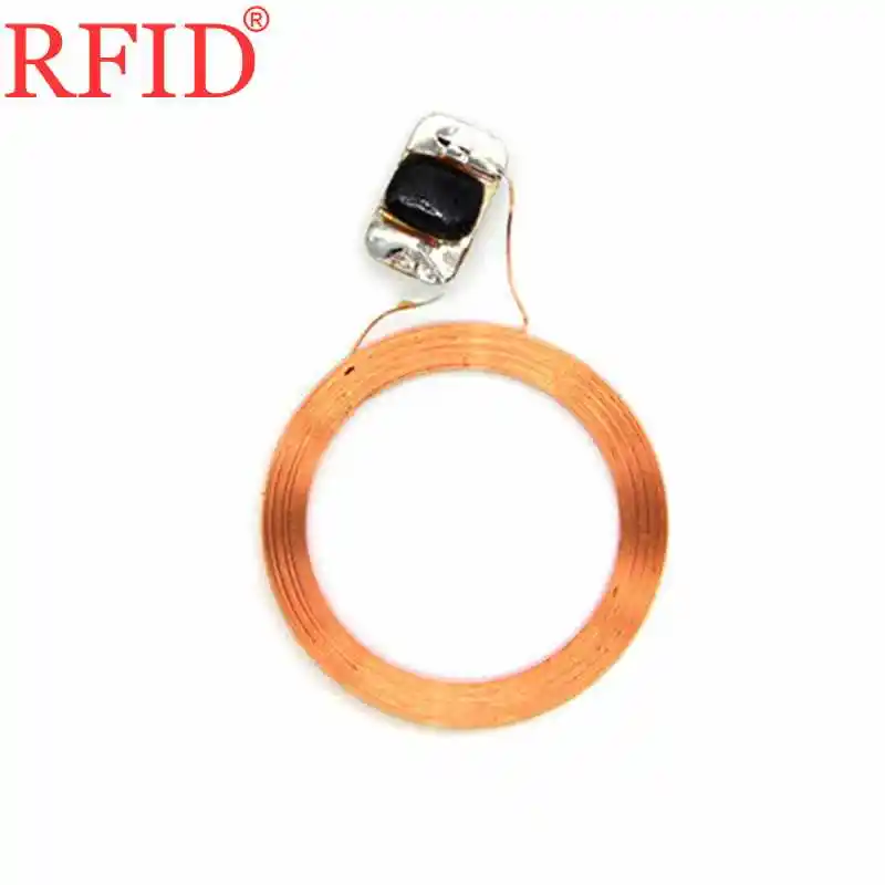 S50 1K 13,56 MHz RFID NFC IC метки голые катушки+ чип только для чтения контроль доступа смарт-тег интеллектуальный ключ Быстрая 100 шт