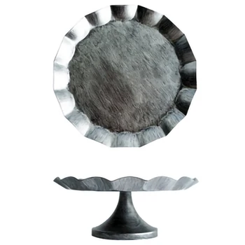 

Sweetgo Silver Snack Tray Cupcake Stand Cake Decorating Tools For Lollipop/Dessert/Chocolate/Candy Wedding Party Bakeware