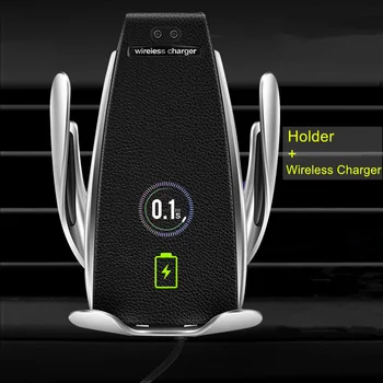 

Youbina Round Mobile Phone Holder Stand 360 Car Phone Holder Charger In Car For Huawei Samsung Xiaomi Automatic Phone Holder