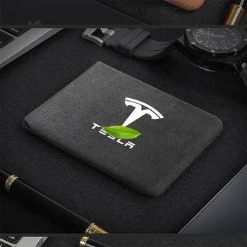 

For Tesla Model 3 Model S Model X 2017 2018 2019 2020 Car Card Bag Case Driver's License Document Bag Credit Identity Storage