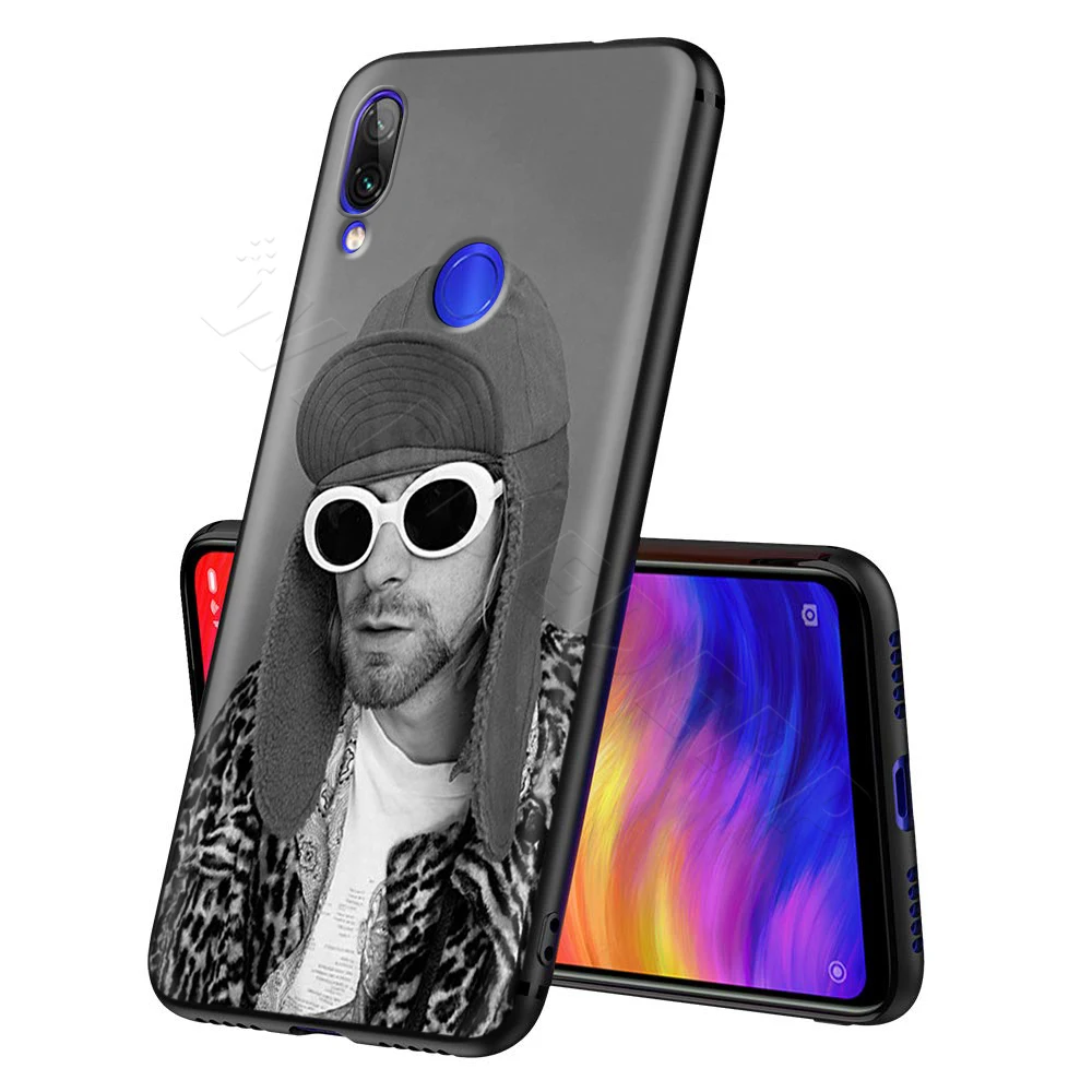 Чехол Nirvana Kurt Cobain для Xiaomi Redmi 4A 4X5 5A 6 6A 7 7A S2 Note Go K20 Pro Plus Prime 8T