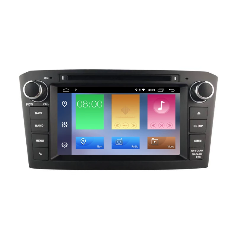 Автомобильный dvd плеер Android 6 0 для Toyota Avensis 2002 2003 2004 2005 2006 2007 2008 T250 автомобильный GPS
