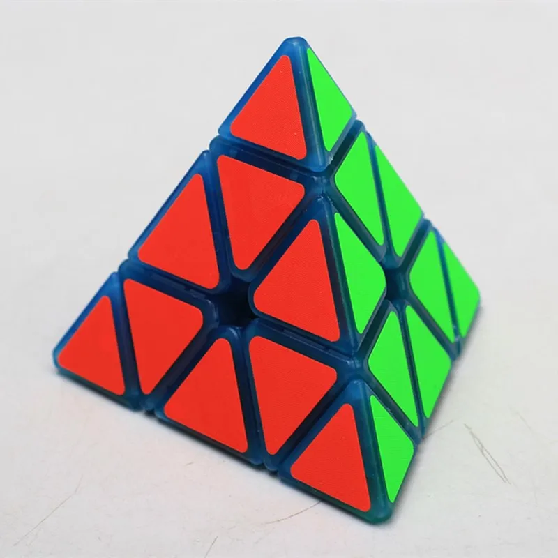 Z cube 3X3X3 светящаяся синяя пирамида, магический куб, профессиональные скоростные пазлы, cubo magico, развивающие игрушки для детей, взрослых, подарок