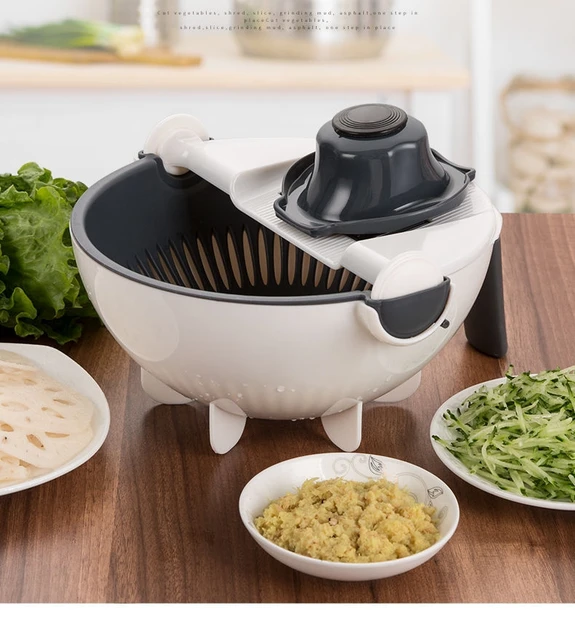 Multifunction Vegetable Chopper with Drain Basket – geargadgetstore