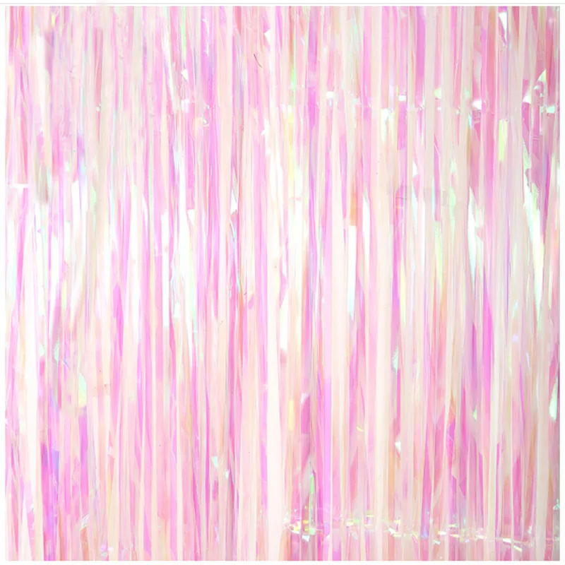 

1x2M Colorful Birthday Wedding Backdrop Curtains Glitter Gold Tinsel Fringe Foil Curtain Party Backdrop Decoration Anniversary